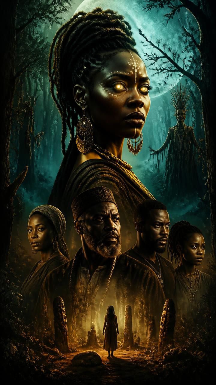 Affiche de la mini-série La Fille de la Forêt